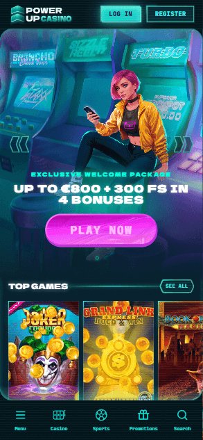 Discover powerup casino official website